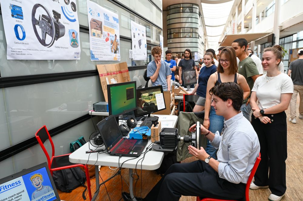 Démonstration d'un projet étudiant ESIEE Paris. ©faiseurdimages