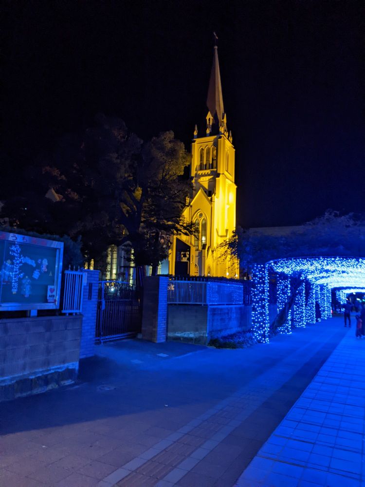 クリスマスイブのカトリック教会