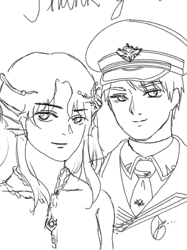 Rafayel and Caleb from love and deep space 