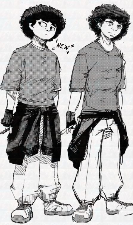 remade a quick oc ref I made myself for my manga