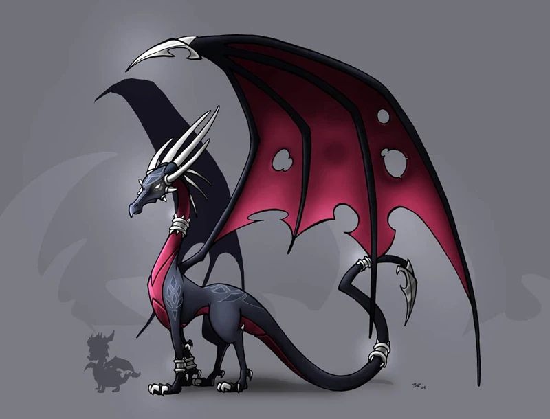 An image of Cynder in her corrupted form