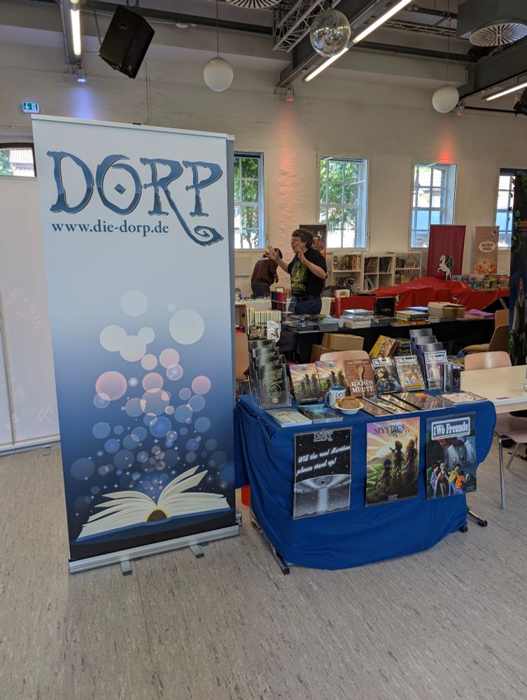 Der Stand der DORP auf der Eulencon in Köln.