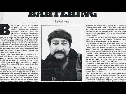 Local Control: 2018 Documentary About Karl Hess