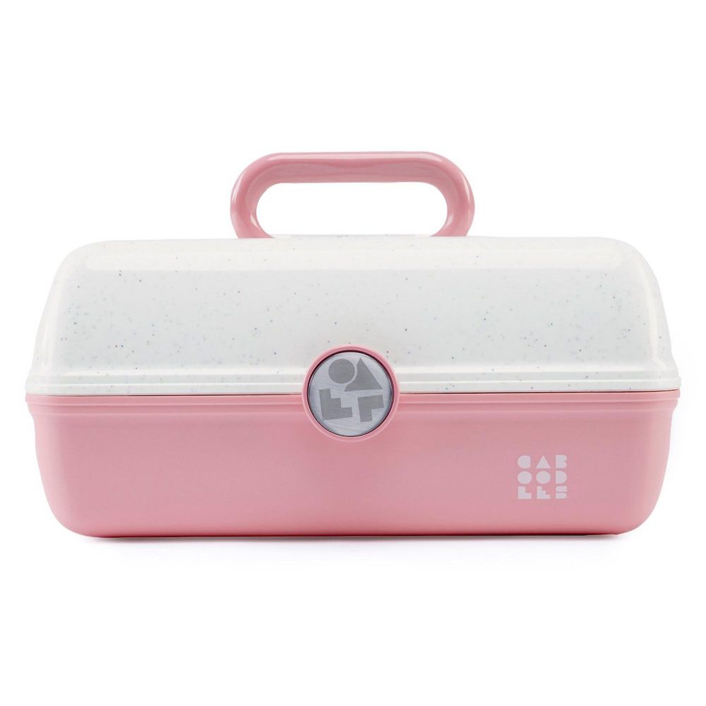 caboodles on the go case in funfetti over dusty rose style