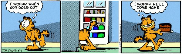 Garfield published on 01/05/1990