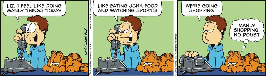 Garfield published on 29/03/2013