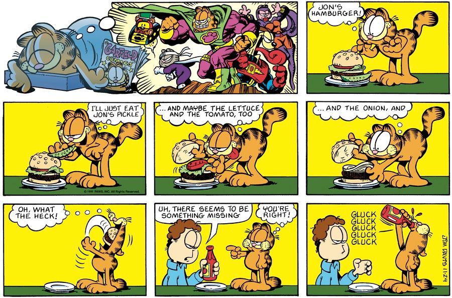 Garfield published on 24/11/1996