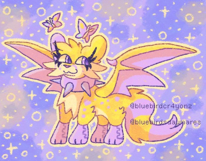 My part of an Art Trade with chitaartpintada_ on Instagram !!