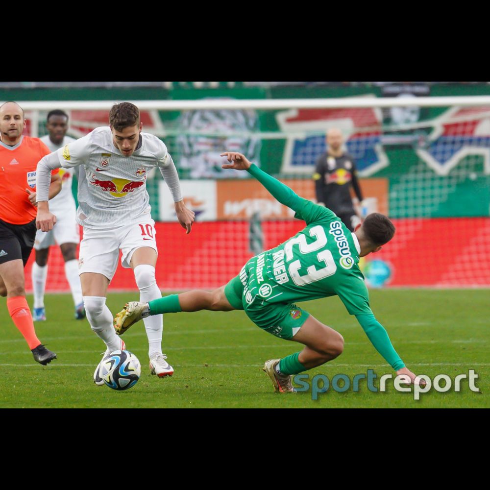 Dank Piatkowski-Tor zur „Winterkrone“ – Red Bull Salzburg gewinnt Schlager beim SK Rapid