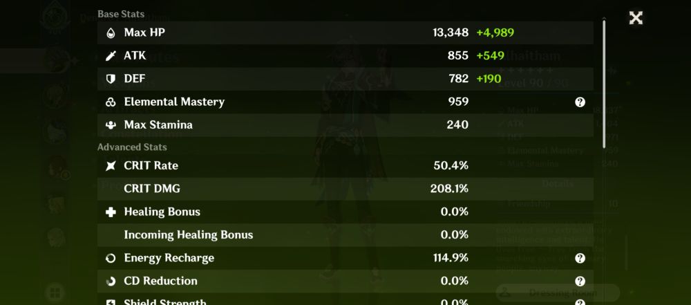 look at his little split could be better but it's not bad considering i've been farming for him since release 