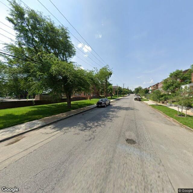 Google Maps Street View of bus stop ROUND RD & BOOKER DR fs