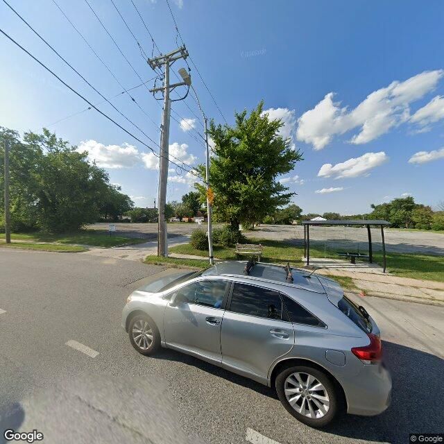 Google Maps Street View of bus stop COLD SPRING LN & LOCH RAVEN BLVD fs wb