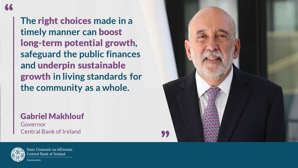 Central Bank Governor Gabriel Makhlouf’s pre-budget letter to Minister for Finance Paschal Donohoe ahead of Budget 2026
