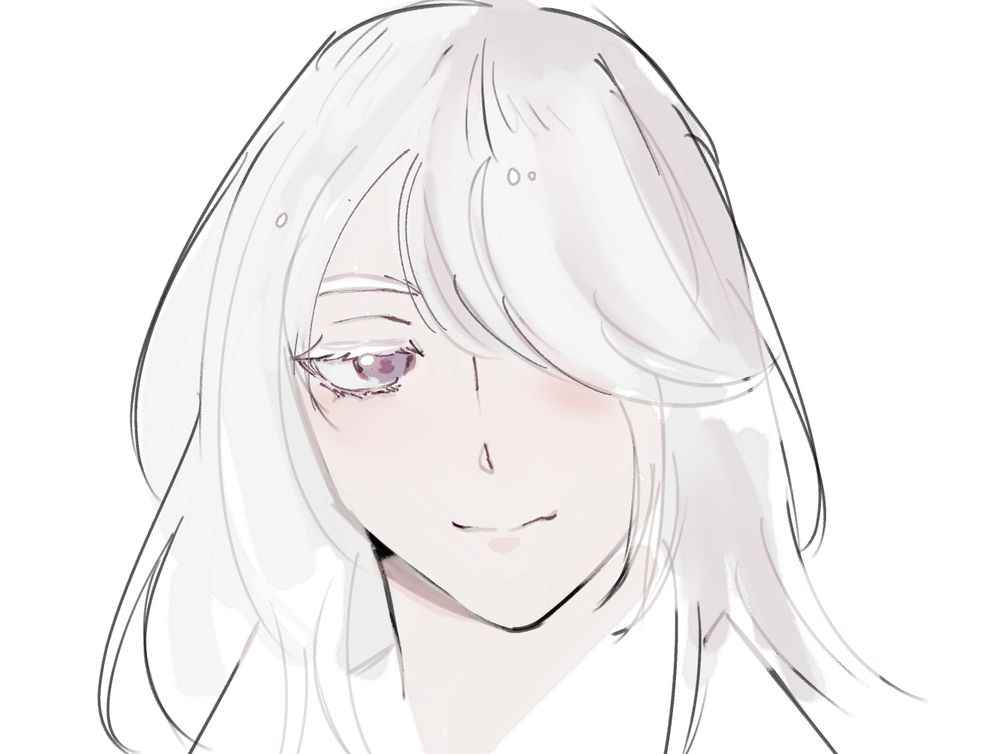 a colored digital sketch of juste belmont from the castlevania video games depicted with albinism