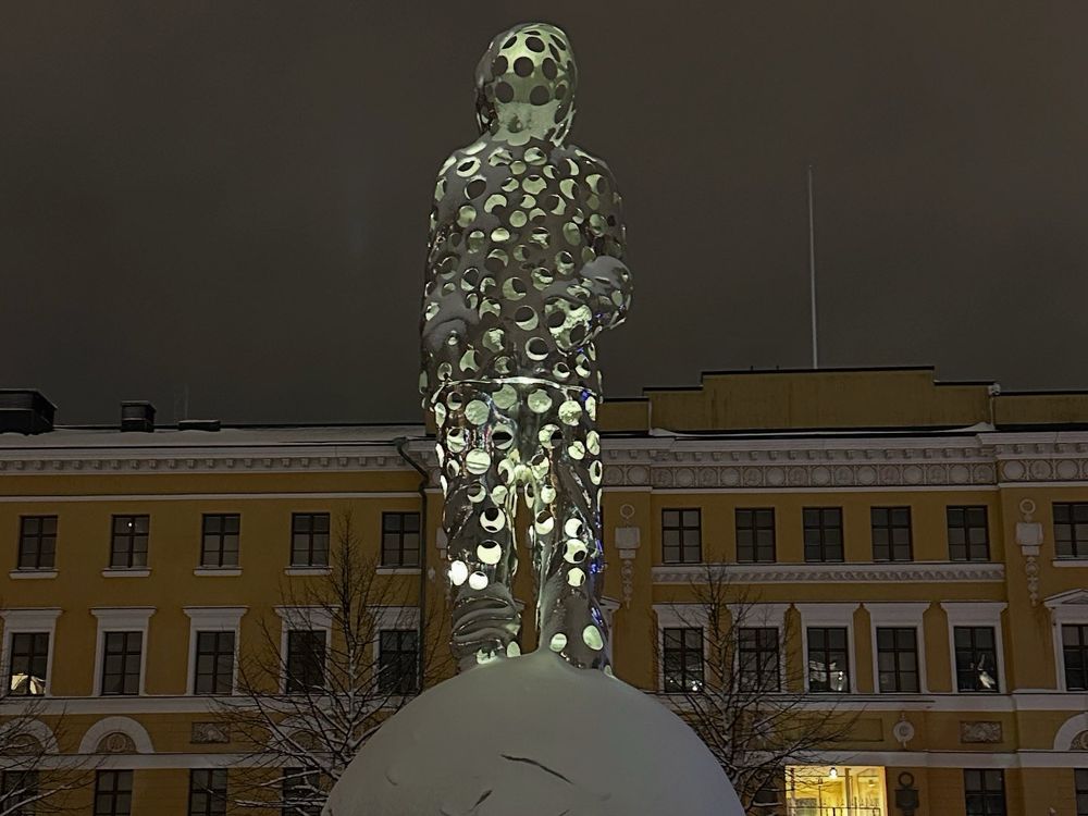 Winter war monument in Helsinki 