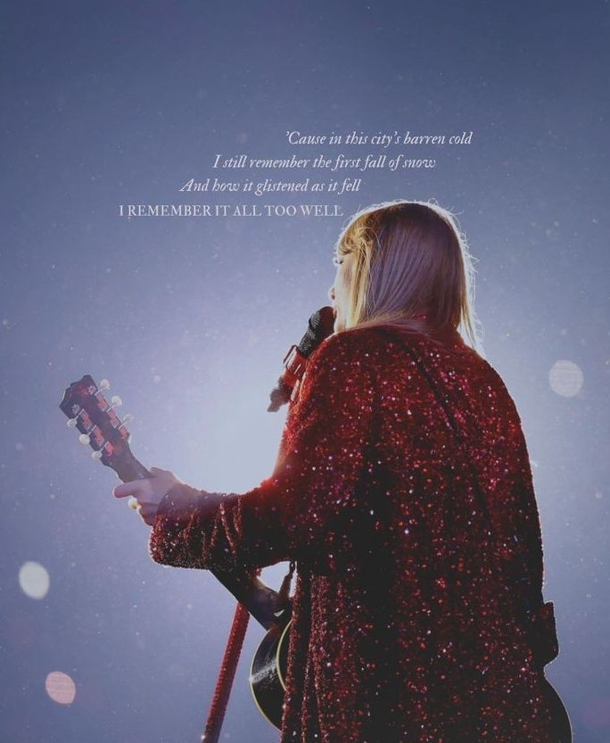 'cause in this city's barren cold I still remember the first fall of snow And how is glistened as it fell I remember it all too well