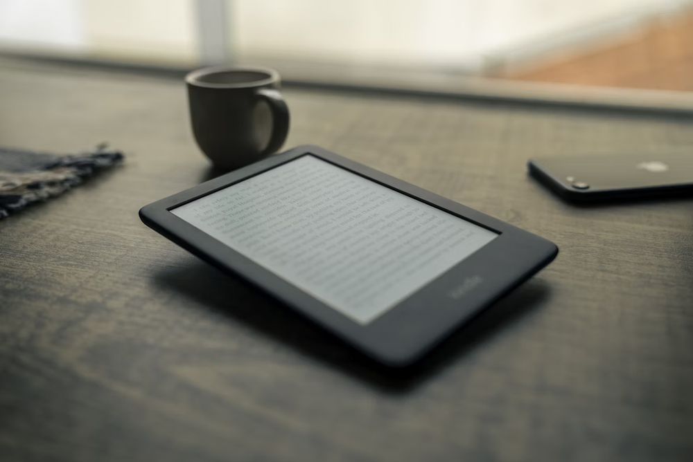 imatge d'un lector de llibres electrònics