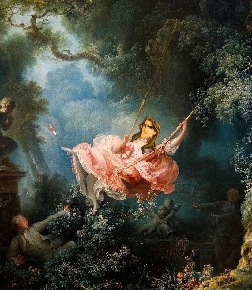 Tarzan in The Swing by Jean-Honoré Fragonard.
