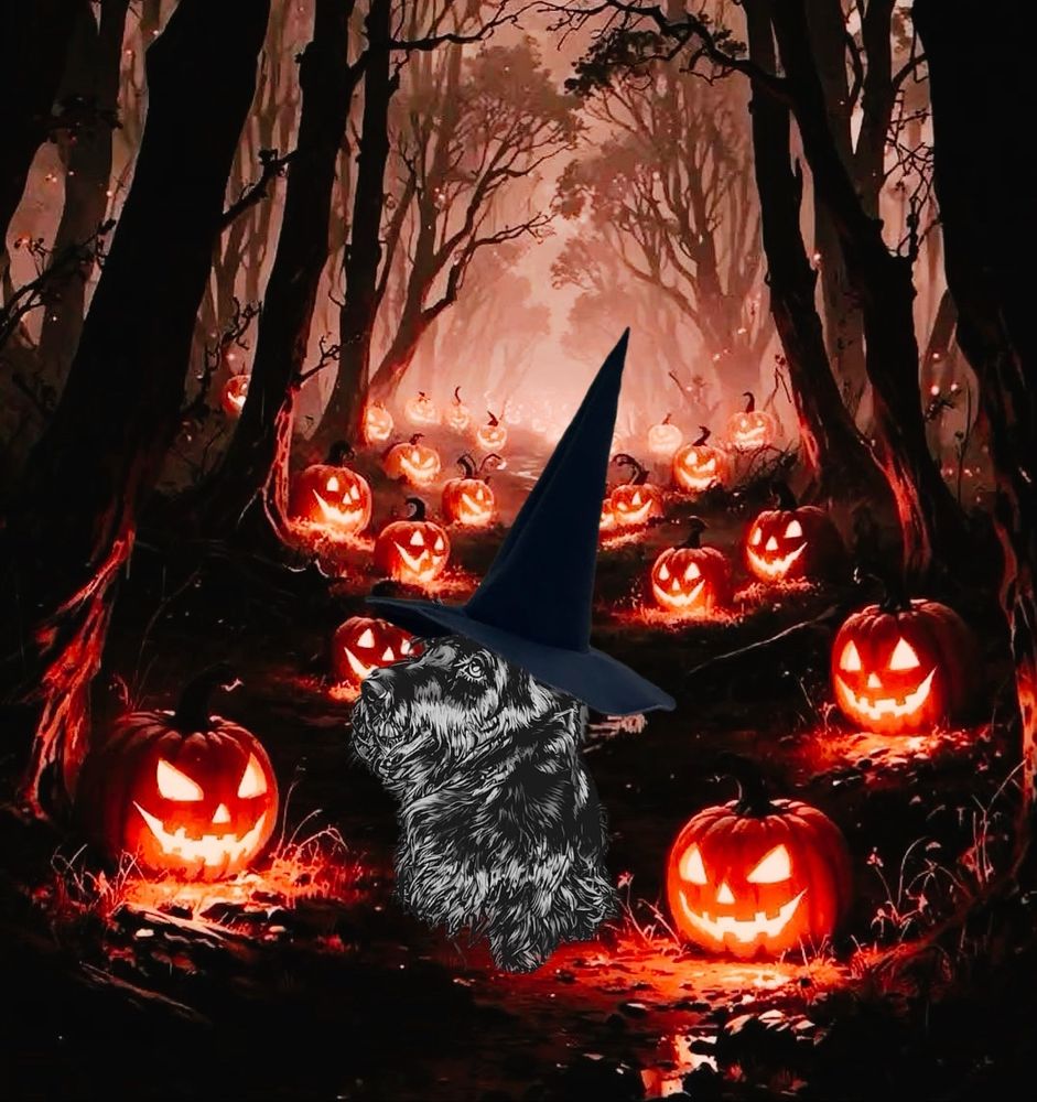 Halloween doggie edit.