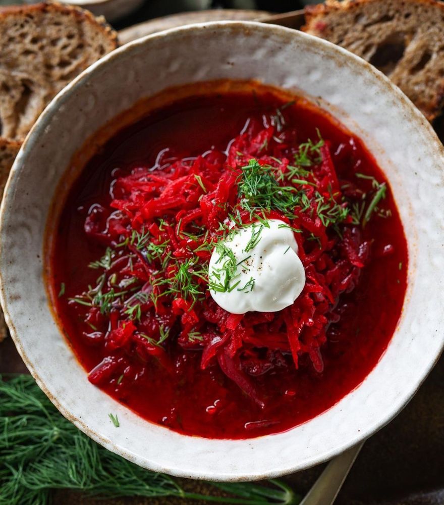 Reddish soup/stew bc idk which is which and don’t want to fight about it. thank you. 