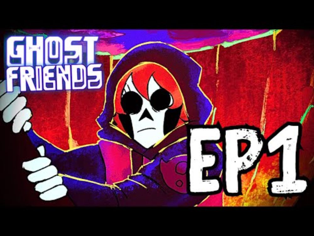 Ghost Friends Episode 1: Flowers come out of his grave (indie Animation)