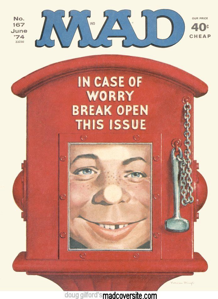 Mad Magazine cover issue #167