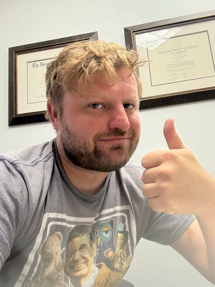 Me, giving you a thumbs up because it is Friday my dudes