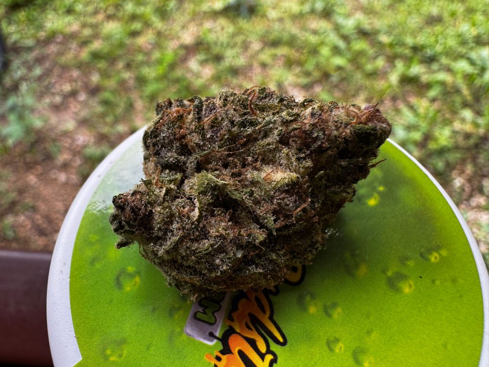 A purple warlock of a dank bud of the Death by Boof