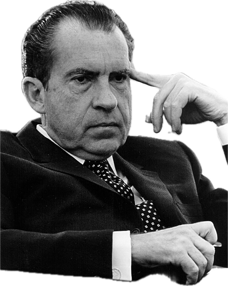 a photo of motherfucking Richard Millhouse Nixon