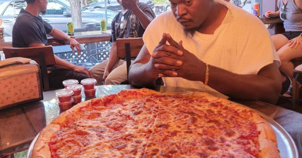 Man vs Pizza at Benny Diforza’s Pizza in Alexandria, VA