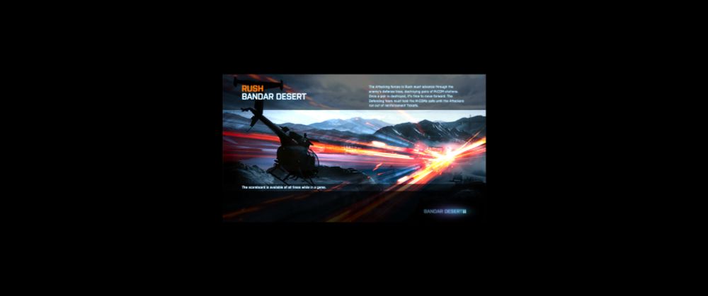 Battlefield 3 map loading screen (fullscreen, 1440p) the area around a 16:9-ish 720p-ish graphic is completely black