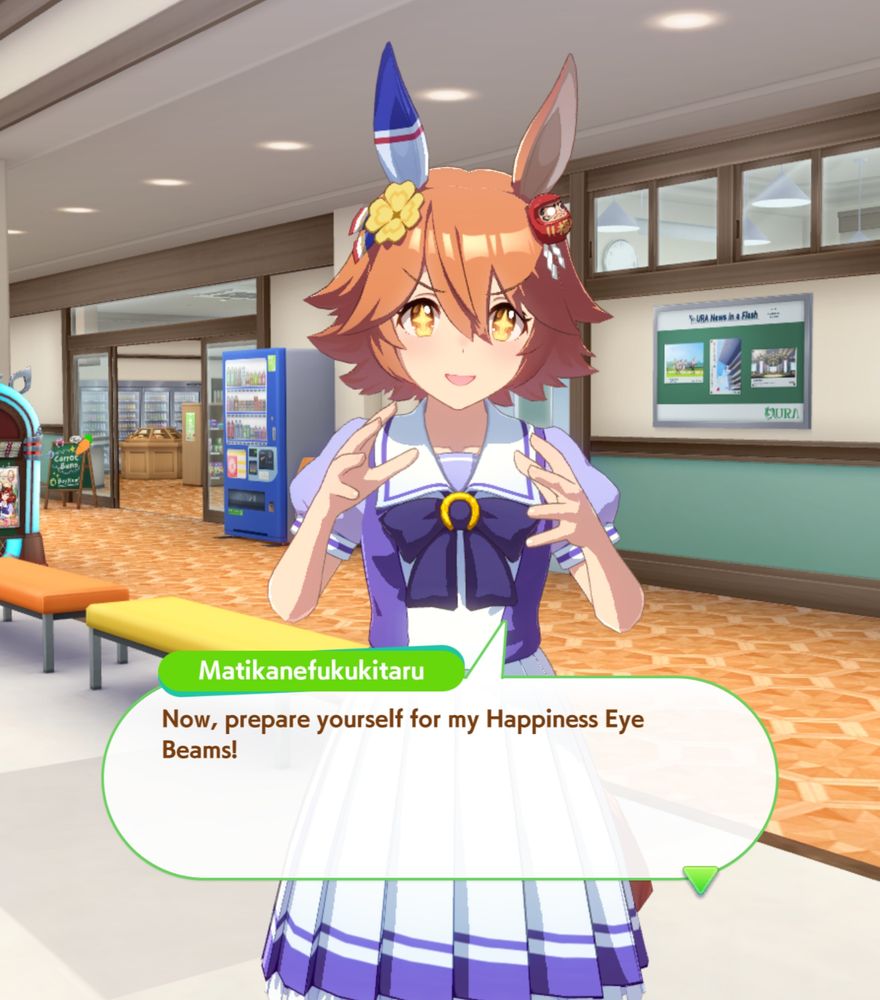 Matikanefukukitaru: Now, prepare yourself for my Happiness Eye Beams!