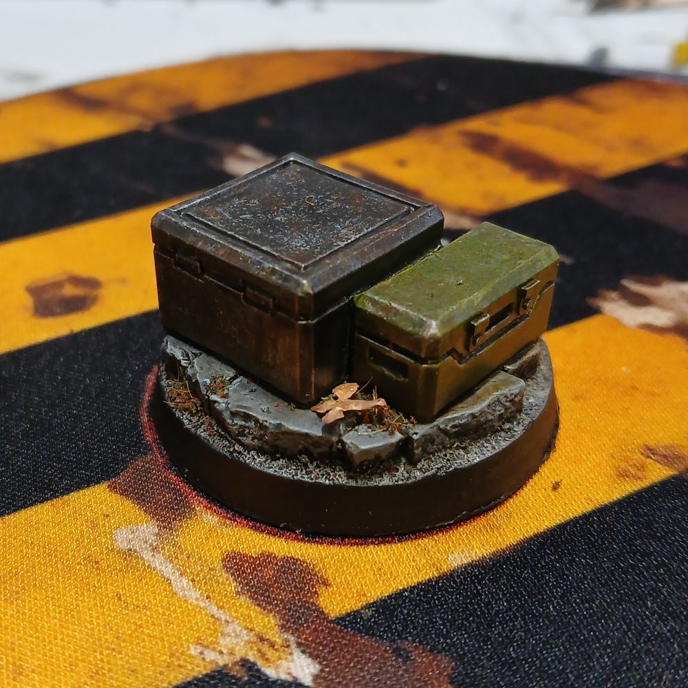 Painted objective marker from Dragon Forge Design.