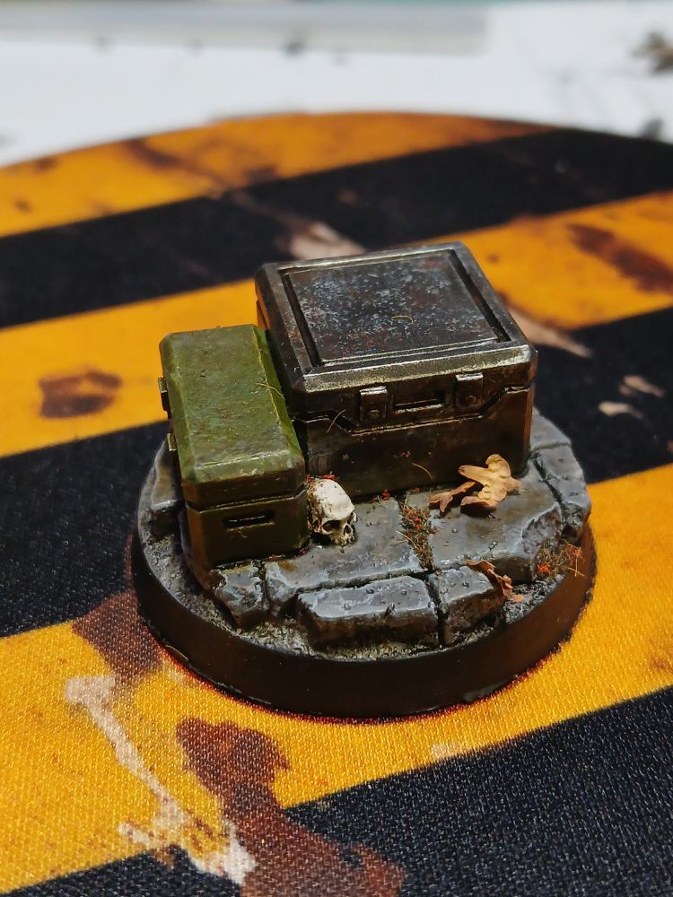 Painted objective marker from Dragon Forge Design.