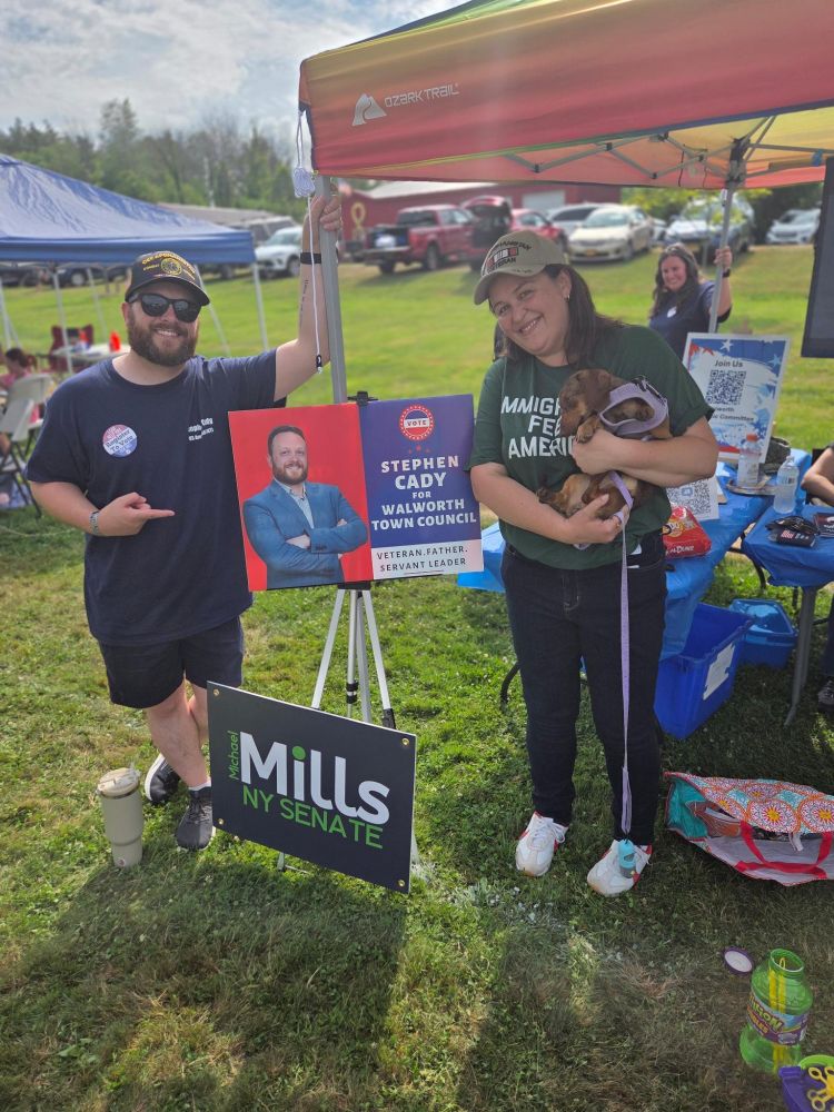 Alissa at Walworth's Fair with Stephen Cady.