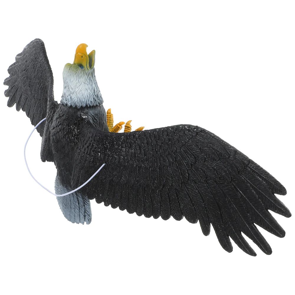 Eagle Statue Vivid Flying Bird Hawk Pigeon Decoy Garden Crow Scarer Yard Scarecrow Weed Pest Control With Hook Wire GardenSupply