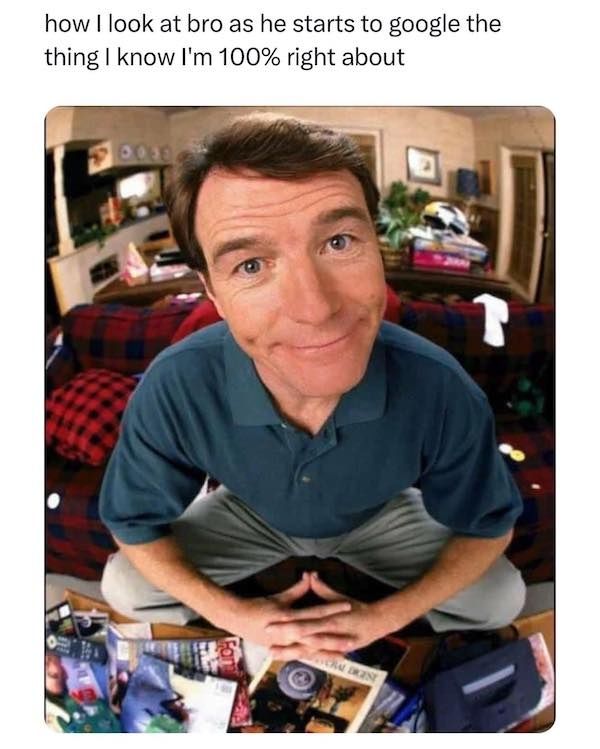 Dad from Malcolm in the middle looking bored