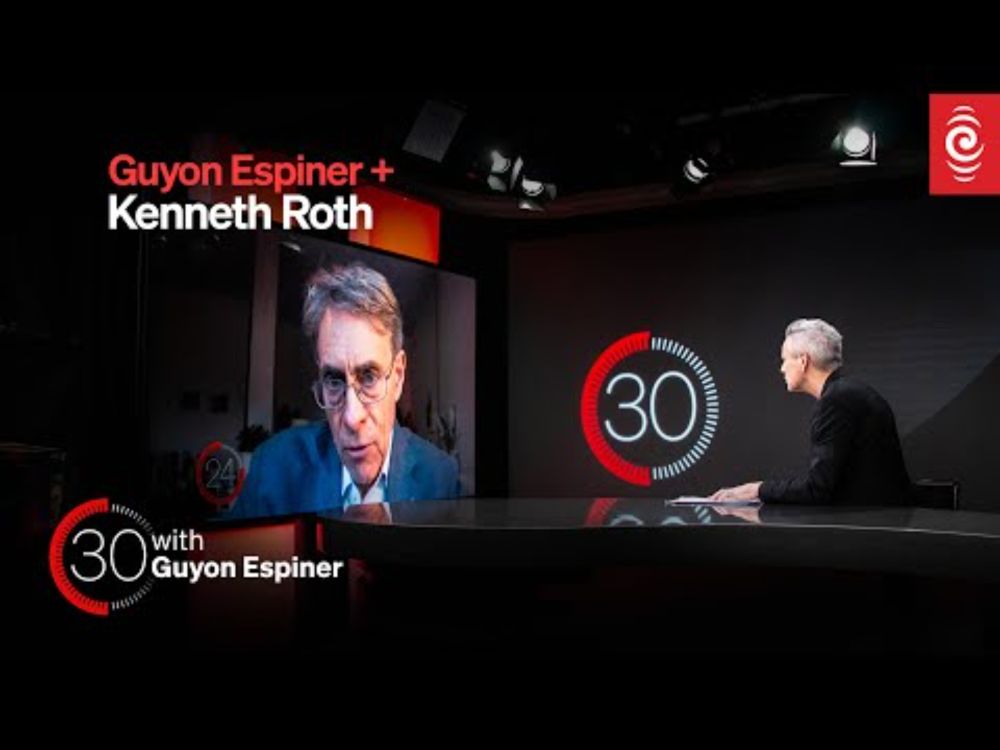What the 'godfather of human rights' says about the Middle East | 30 with Guyon Espiner | RNZ
