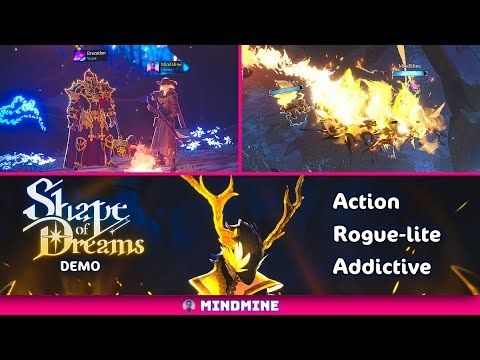 Facing Our Nightmares in this Action Roguelite! | Shape of Dreams: Demo Walkthrough | MindMine