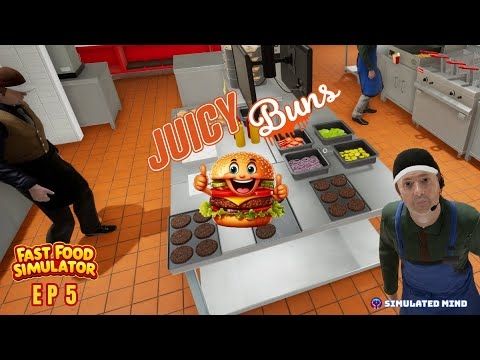 Fast Food Simulator (ep 5): Mastering the Art of Food-Fu! | Simulated Mind
