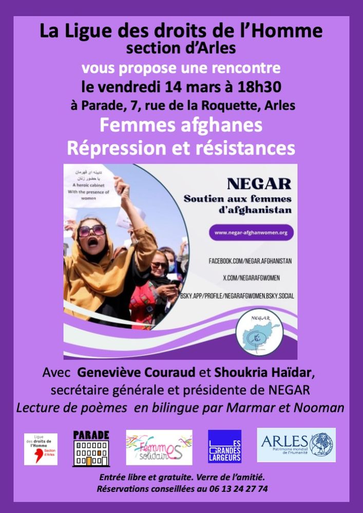 ARLES 14 MARS 2025 avec NEGAR