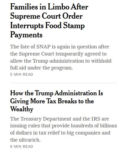 Families In Limbo After Supreme Court Order Interrupts Food Stamp Payments
How the Trump Administration Is Giving More Tax Breaks to the Wealthy