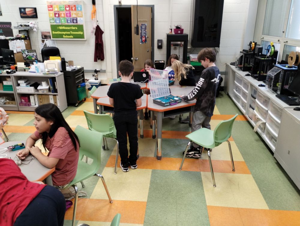 Students coding 