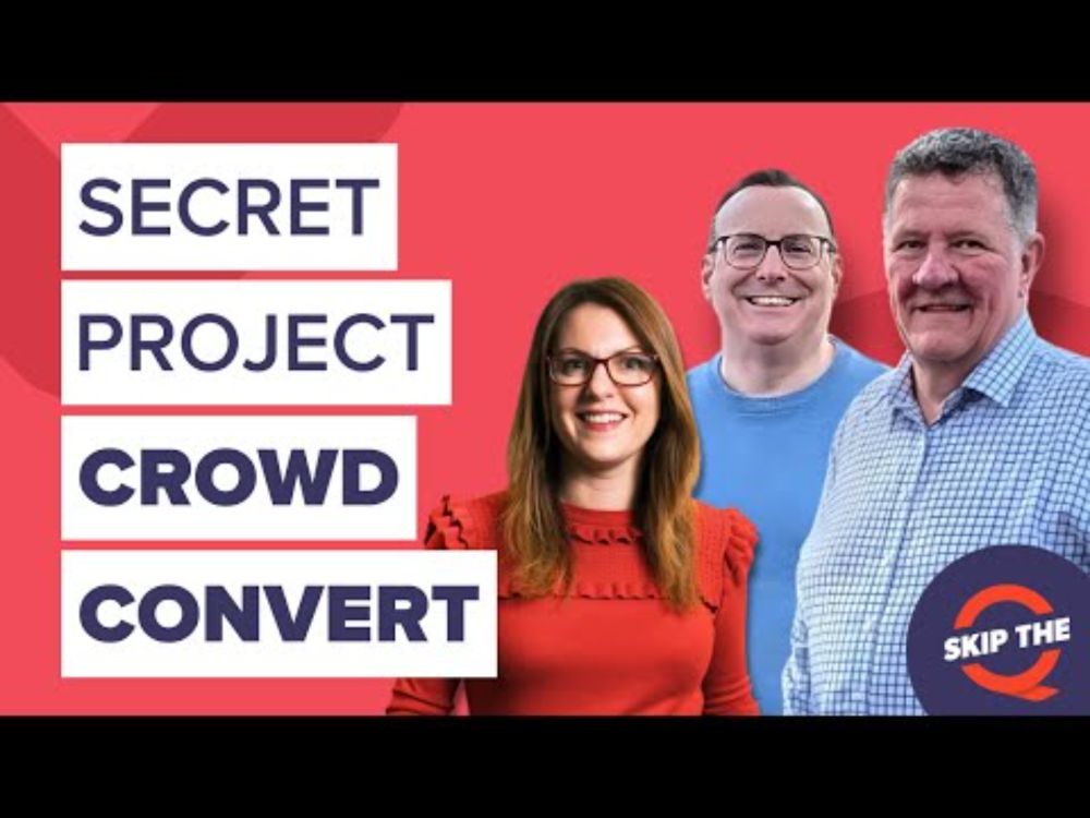 Sharing our secret squirrel project - Crowd Convert | Rubber Cheese