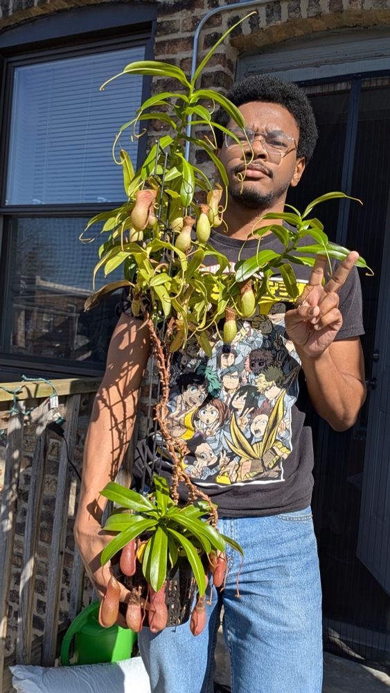 Me with my pitcher plant