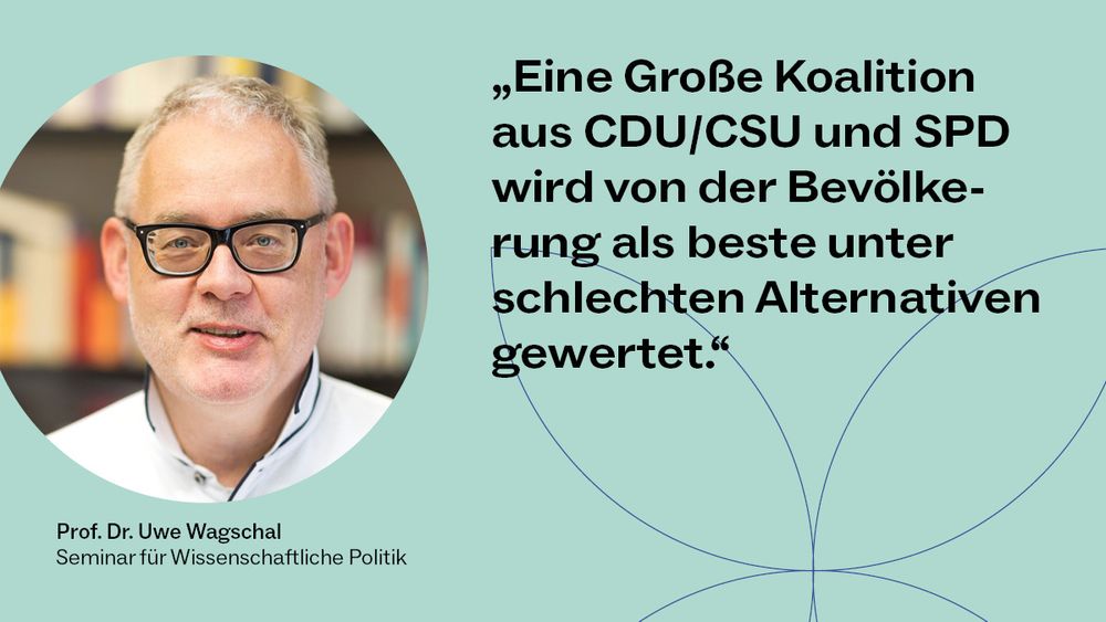 Prof. Dr. Uwe Wagschal vom Seminar für Wissenschaftliche Politik.

Foto: Jürgen Gocke