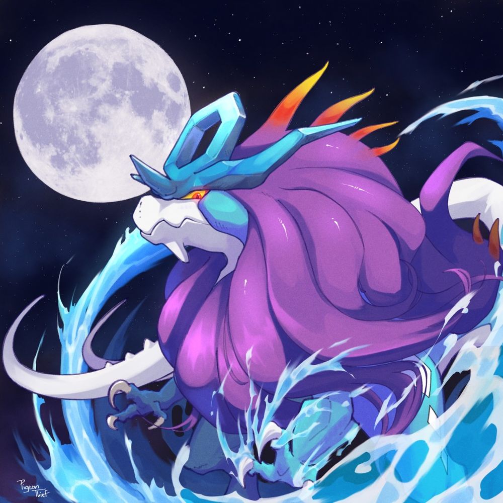 Walking Wake under the full moon.