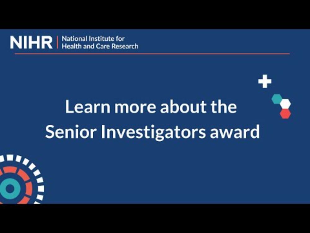 Your guide to the NIHR Senior Investigators application process