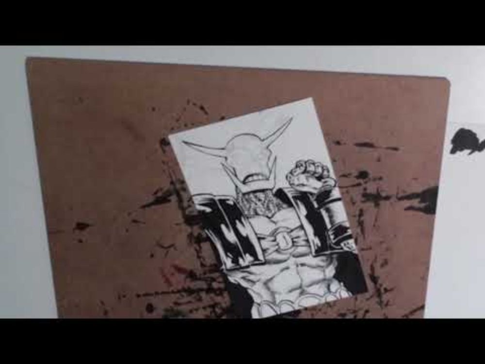 Marvel Comics' Death's Head Process Sketch Timelapse