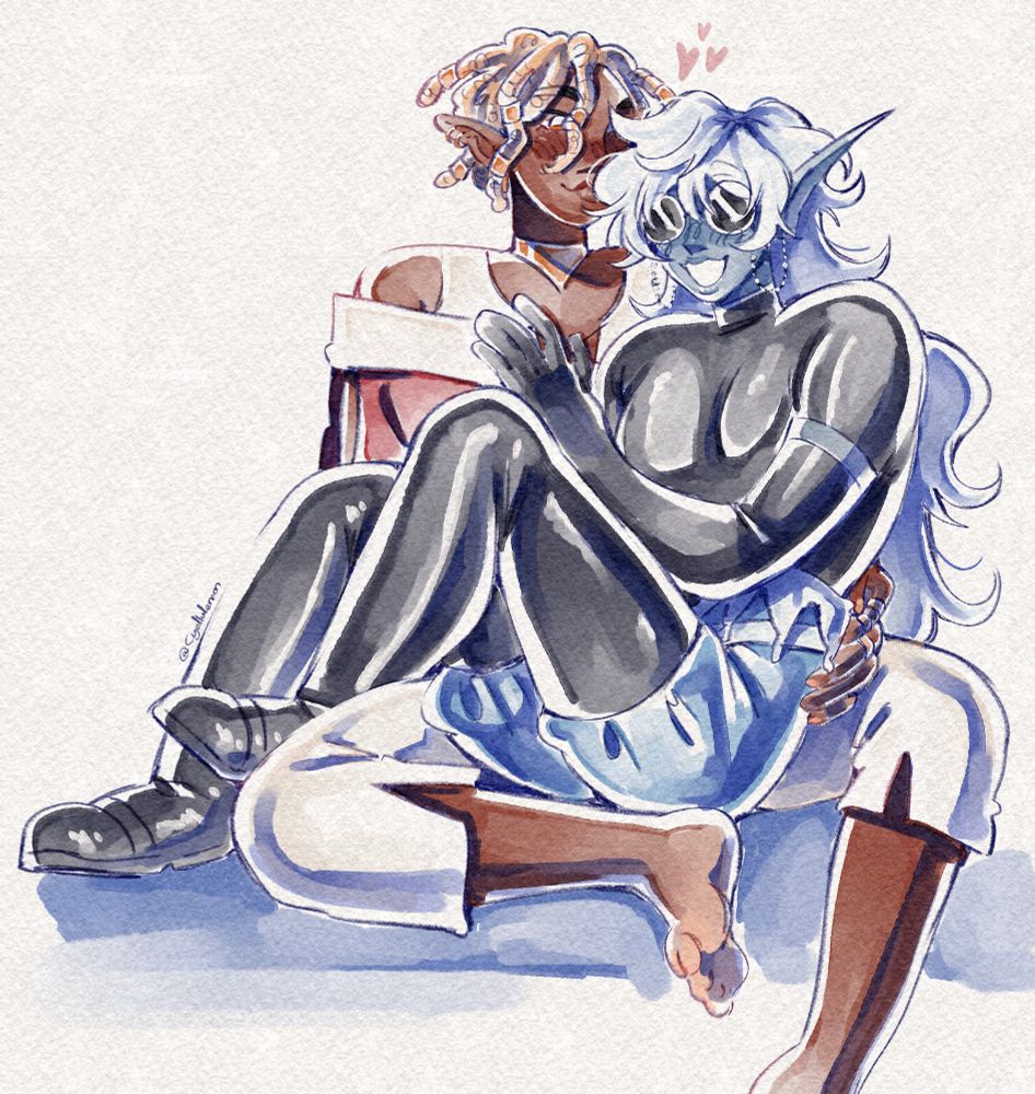 fullbody artfight attack of two characters